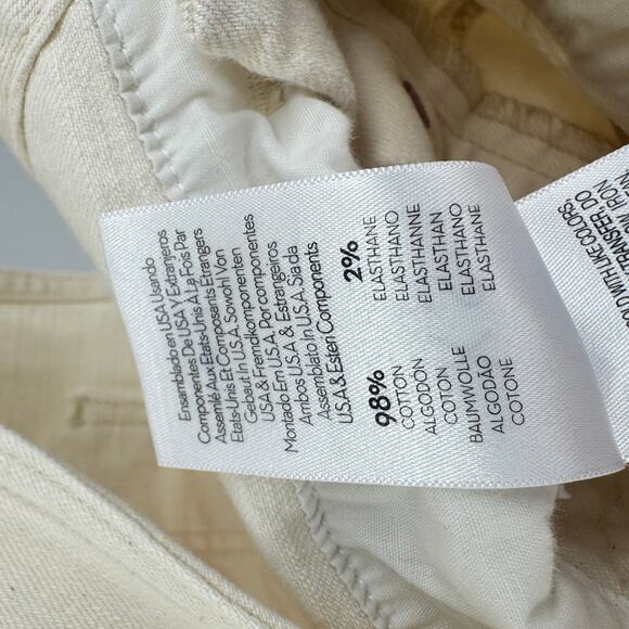 MOTHER Superior‎ Overalls The Patch Pocket Overall Ankle Women's Size XS Cream - Picture 9 of 12